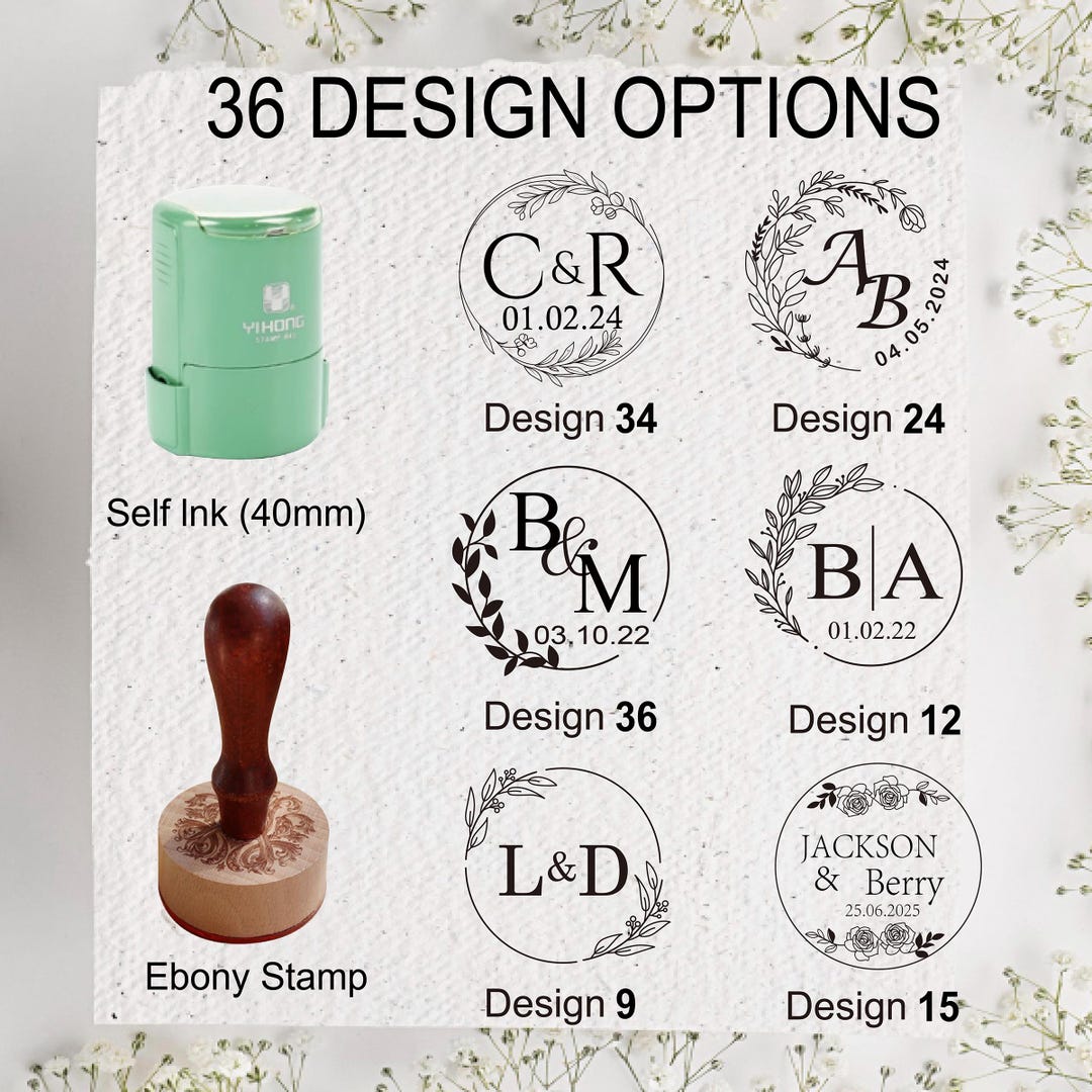 For Stamp Design Personalized Wedding Stamp | Wedding Favors Stamp | Custom Stamp ...