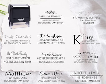 Custom Address Stamp  | Self inking Stamp  | Return Address Stamp | Business Stamp| Custom Stamp for Wedding