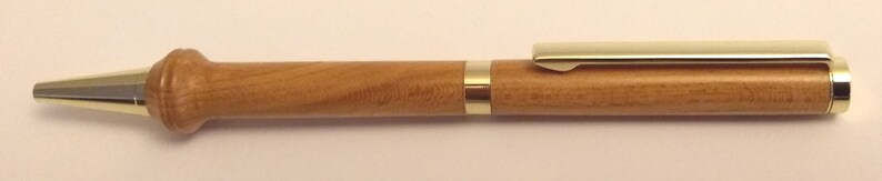 p541 Kent cherry on gold slimstyle pen