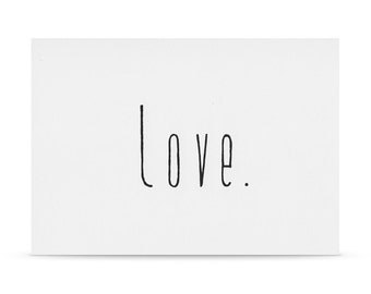 love. Postcard. love, greeting card
