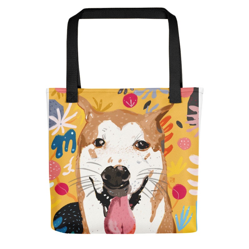 The Artist/'s Dog Yellow Tote bag BB