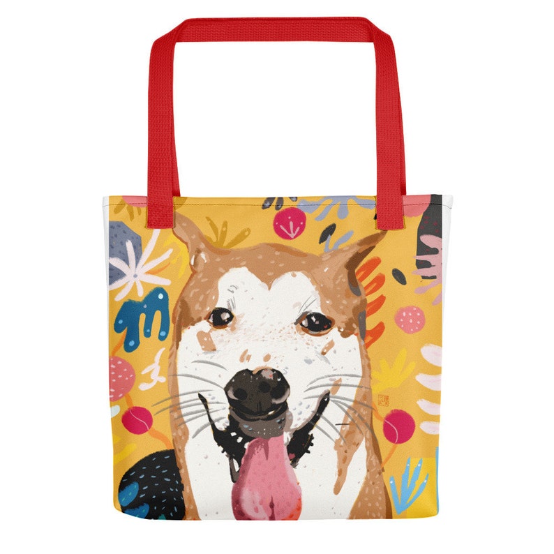 The Artist/'s Dog Yellow Tote bag BB