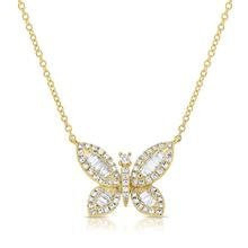 Diamond Butterfly Necklace Diamond Butterfly Necklace