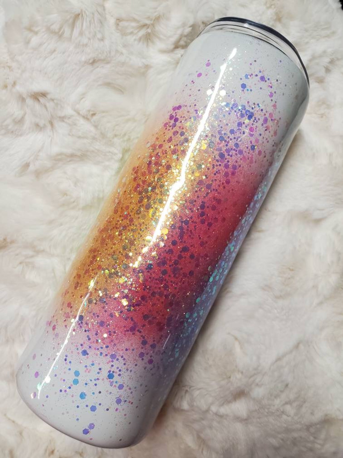 Magical Unicorn burst tumbler Personalization added at no Etsy