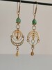 Moon phases Earrings, Witch pendants, boho dangles, asymmetric earrings, gift for her, self gift. Copyrighted design. 