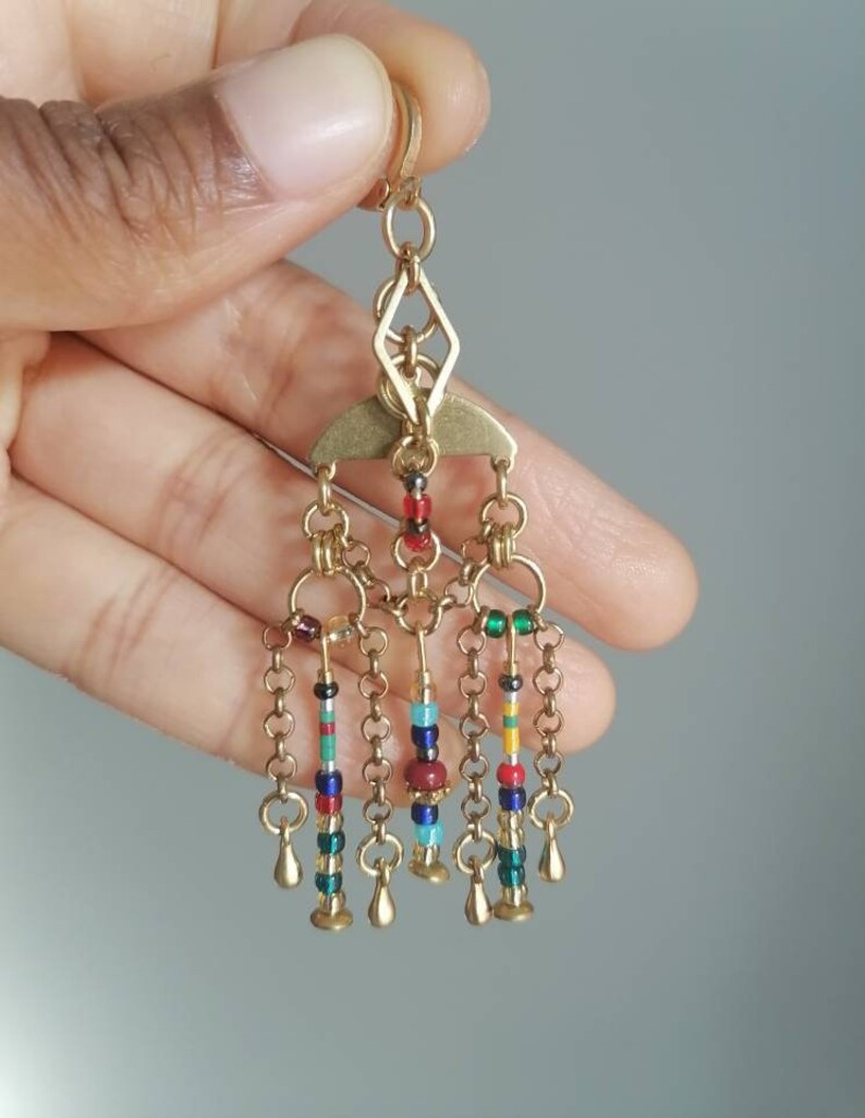 Colorful statement earrings Clearance