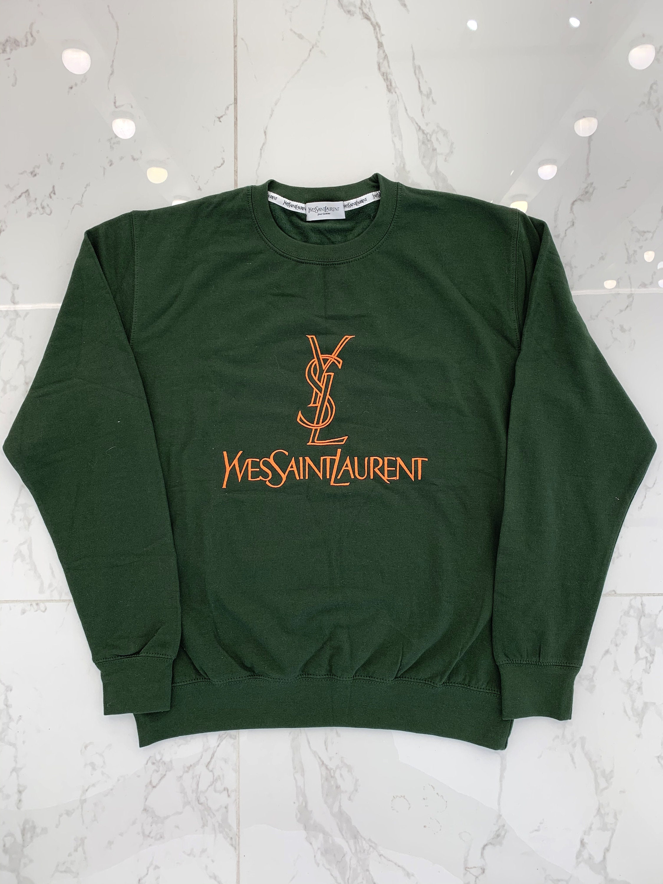 ysl logo sweater