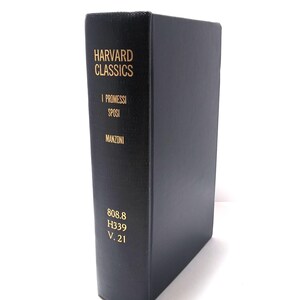 Harvard Classics:I Promessi Sposi (The Betrothed) by Alessandro Manzoni (Hardcover, 1909)