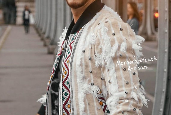 Et Garçon Toutes Taille MarocainHandiraFille Hommes Main Vintage Berbère À Enfants Veste La Femmes De kP80XnOw