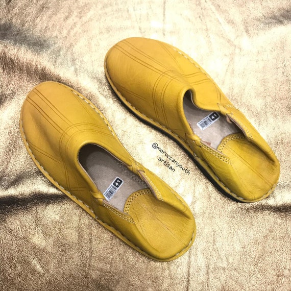 Handmade shoes Berber slipper women slippers gift for him Organic Leather Leather Shoes Moroccan shoes sandals Hand dyed Mules