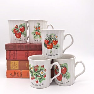 Vintage Strawberry Sunnycraft Stoneware Collection