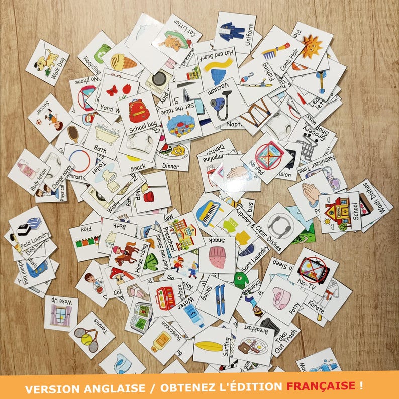 Tableau De Tâches Enfant HABNI Ours Brun - Checklist Semainier Avec 13 Feuilles, Support Et Stylo