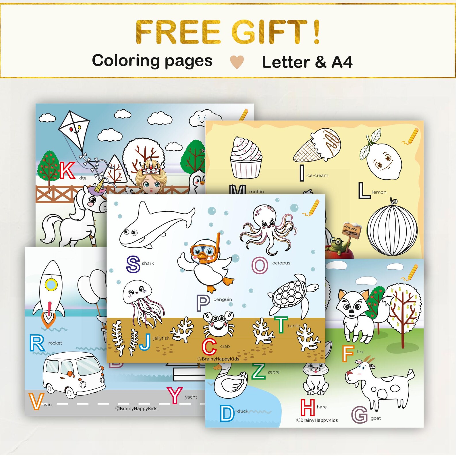 ABC Matching Activity for Kids, Alphabet Busy Book, Preschool ...