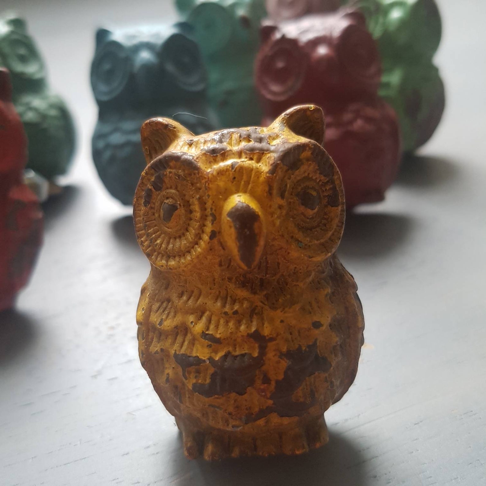 Iron Owls Drawer Pulls. Antique vintage Bird style Furniture Etsy