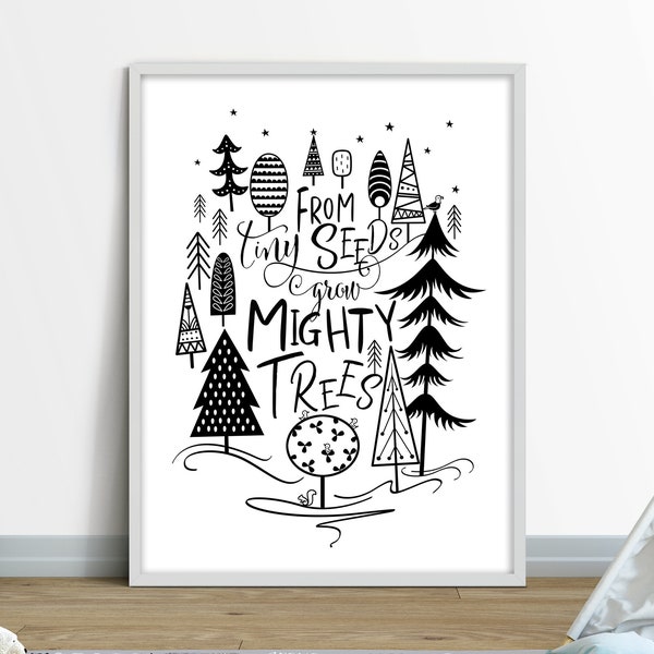 Forest nursery art, lumberjack nursery, Mountain nursery, Woodland Decor, adventure nursery decor, camping nursery, travel theme nursery