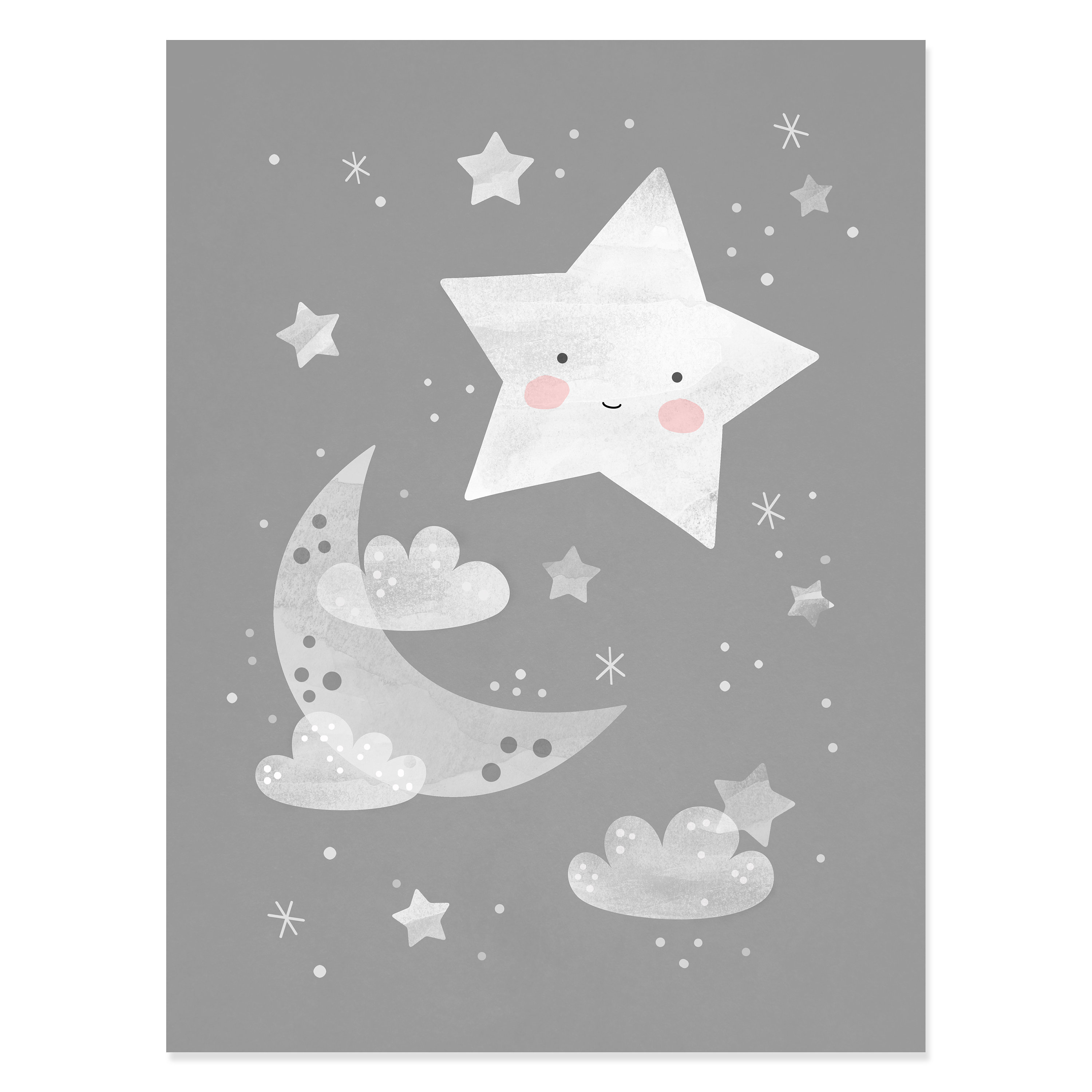 Moon and Stars Nursery Decor Moon Stars Nursery Celestial Etsy