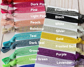 Glitter Ties! Mix of all or pick your color! 5, 10, 25, 50, or 100 ties