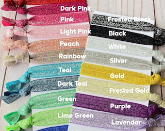 Glitter Ties! Mix of all or pick your color! 5, 10, 25, 50, or 100 ties