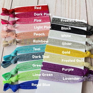 Glitter Ties! Mix of all or pick your color! 5, 10, 25, 50, or 100 ties