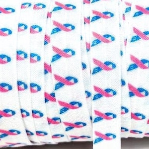 Elastico per la consapevolezza della perdita infantile da 3+ iarde - elastico pieghevole da 5/8" - FOE - Ottimo per artigianato, bracciali, braccialetti, consapevolezza, supporto, avvolgimento,