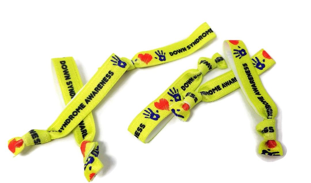 5 or 10 Ties Down Syndrome Awareness Great for Awareness, Gift, or