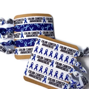 5 piece gift set- Colon Cancer Awareness - great for support, raise awareness, gift, or fundraising.blue ribbon, colon, colorectal cancer