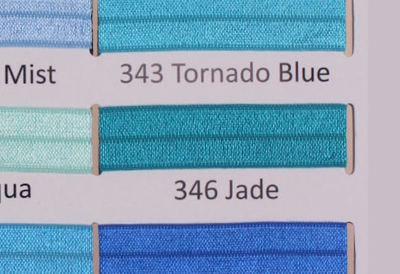 Fold-over Elastic 3/4in Blue Mist - FULL ROLL Fold-over Elastic 3/4in Blue Mist - FULL ROLL