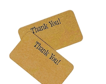 10+ Cards - Thank You Card- Great for customer notes, thank you cards, bow holder, hair tie holder, - 3.25&quot; x 2&quot;