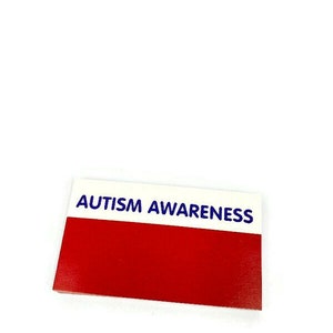 10+ biglietti - Consapevolezza dell'autismo - Ottimi per raccolte fondi, raccolte fondi, biglietti di ringraziamento, porta fiocchi, porta elastici per capelli, - 3,25" x 2"