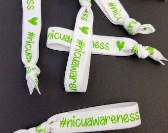 5 or 10 ties - NICU Awareness - great for awareness, gift, or fundraising- Newborn ICU, premie, #nicuawareness #nicu