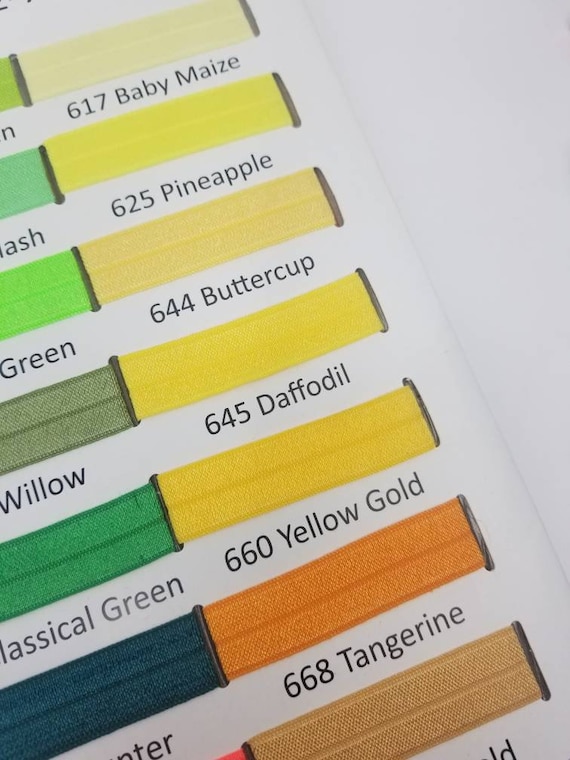 Fold-over Elastic 3/4in Pineapple - FULL ROLL Fold-over Elastic 3/4in Pineapple - FULL ROLL