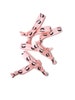 10 Light Pink Eyelash Hairties / hair ties / bracelet - Fold over elastic, FOE, ribbon, stretchy- lash, lashes, eyelashes, mascara- salons 