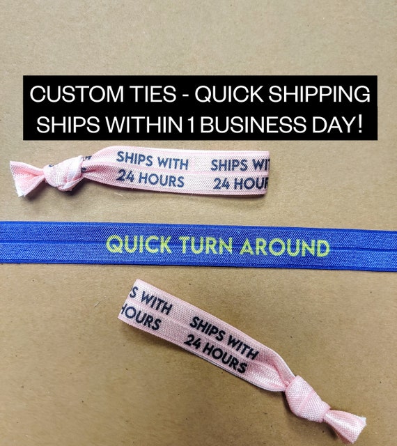 customized hair ties elastic hair bands