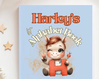 Personalized Animal ABC Book: Custom Keepsake Baby Shower Gift, Storybook for Alphabet