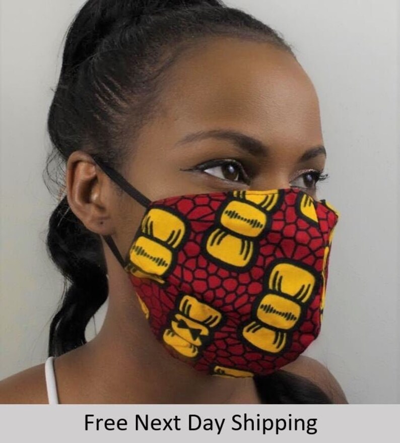 African Face Mask African Print Face Mask African Mask Etsy