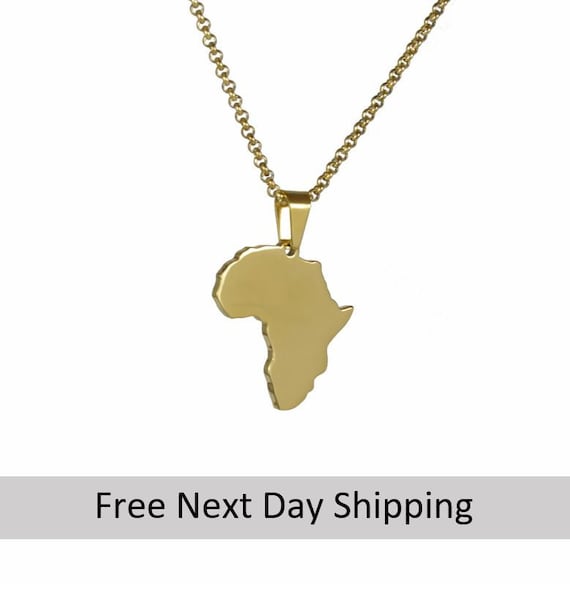 Africa Men Necklace (Silver) | KIONII | Reviews on Judge.me