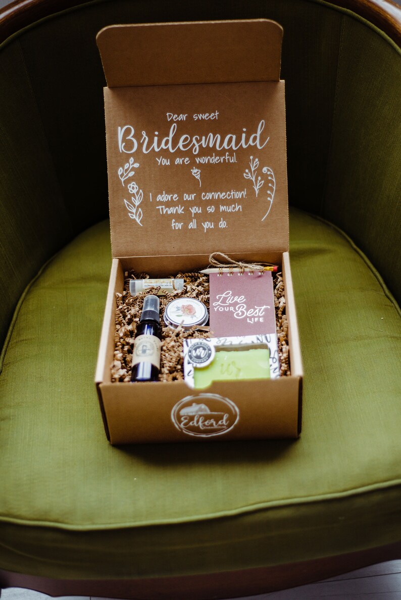 Bridesmaid Gift Box, Wildflower Theme, Bridesmaids Gift, Bridesmaid
