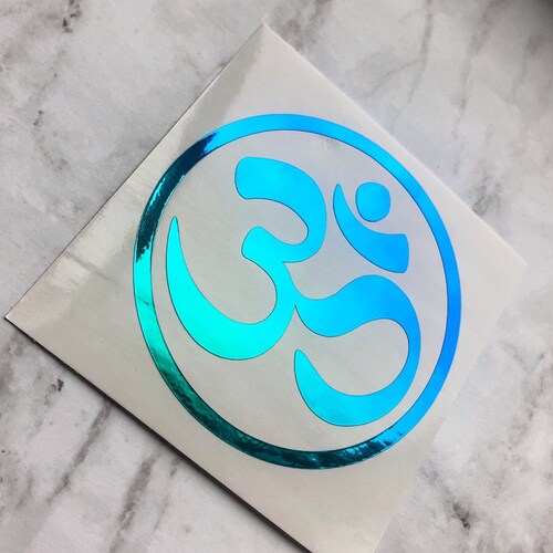 Om Symbol Vinyl Decal Sticker Yoga Decal Zen Bumper Sticker Etsy