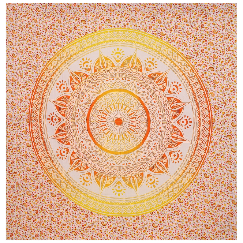 Ombre Mandala Bed Quilts Cover Blanket Bedding Bedspread Throw Queen Cotton Comforter Handmade Bedspread Hippie Duvet Doona Blanket