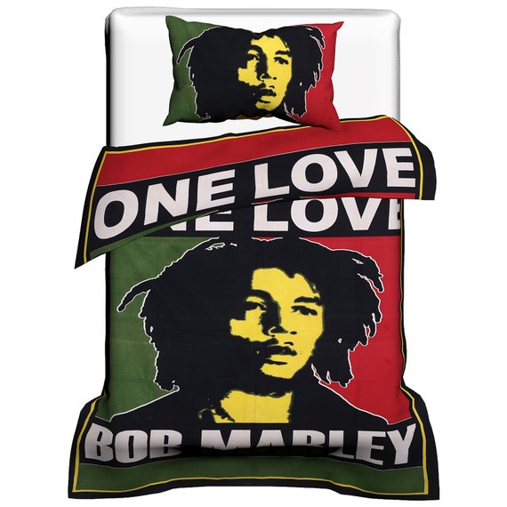 Twin Bob Marley Duvet Cotton Bedspread Cotton Reversible Etsy