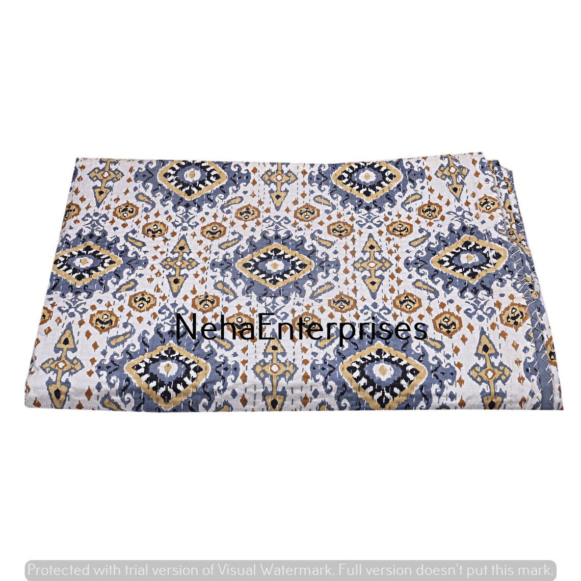 Indian Throw Blanket Bohemian Decor Bedding Handmade Coverlets Etsy