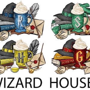 Digital File   4 Seperate  Wizard House Files