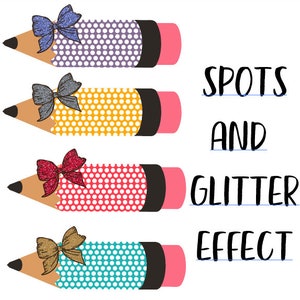 Digital Files Set of 12 Pencils  In 3 Different Styles