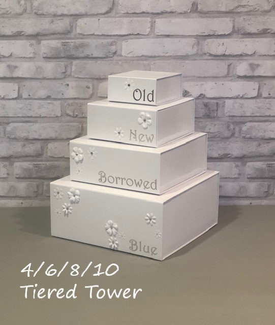 Bridal Shower Wedding Gift Tradition Gift Box Tower Set Etsy