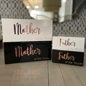 Personalized Wedding Keepsake Box: Bride Groom Mother Father - Wedding Party  USA SHOP