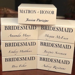 Bridesmaid Proposal Box, Wedding, Anniversary, Birthday, Baby, Memento, Keepsake Gift Box, USA shop
