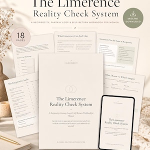 Cuaderno de trabajo sobre la limerencia para mujeres: Verificación de la realidad, auditoría de reciprocidad y ciclo de fantasía (PDF imprimible)
