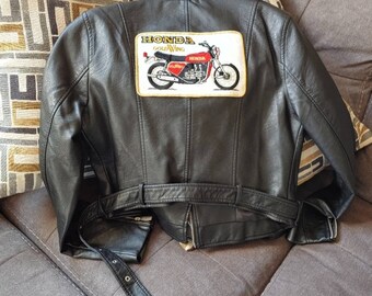 vintage honda leather jacket