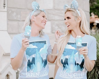 Shirt met briefkaart Arendelle / Frozen Movie