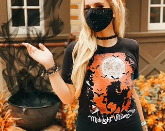 Midnight Villains Club Tee - ULTIMATE Villains Shirt With All Disney Villains & More